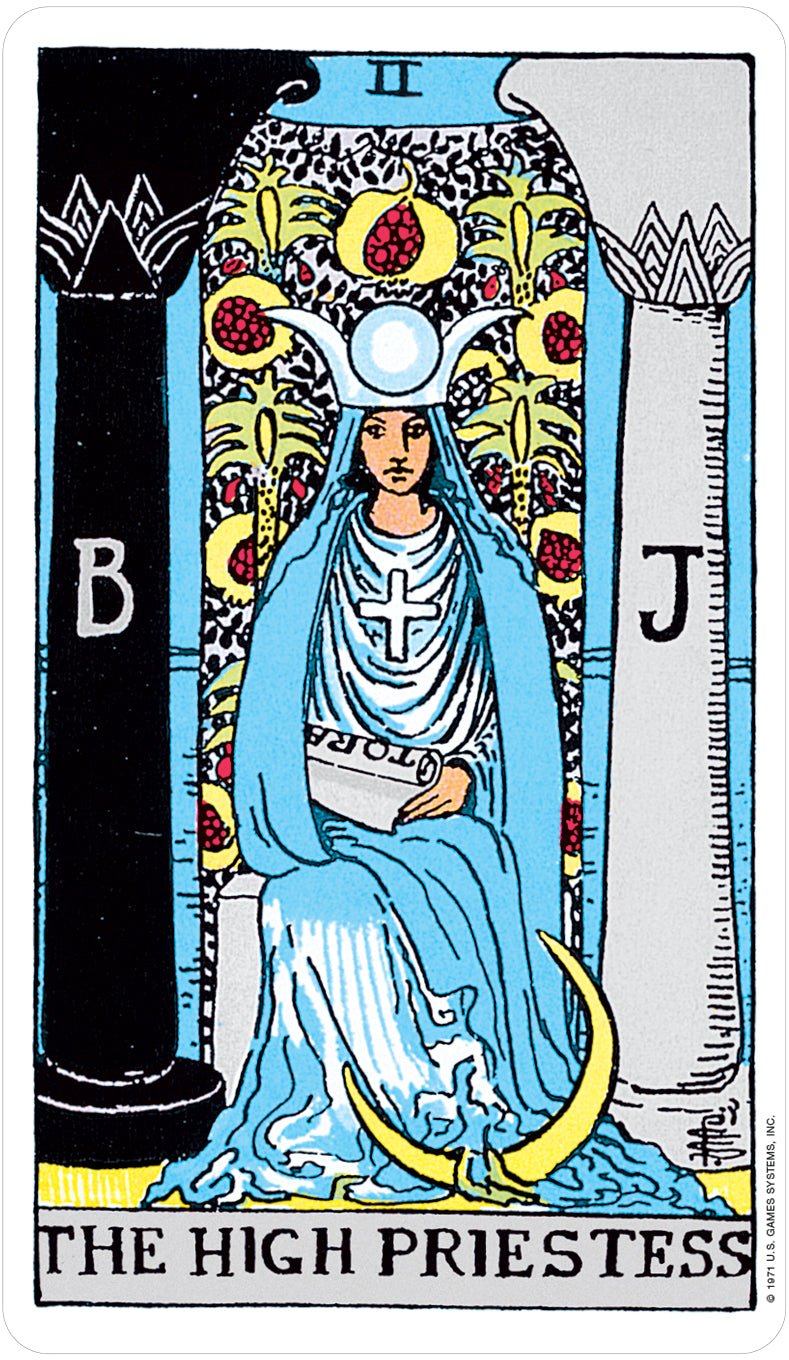 The 100% Plastic Rider Waite Tarot Deck card displaying the deck's hand-painted illustrations — Eternal Spirit