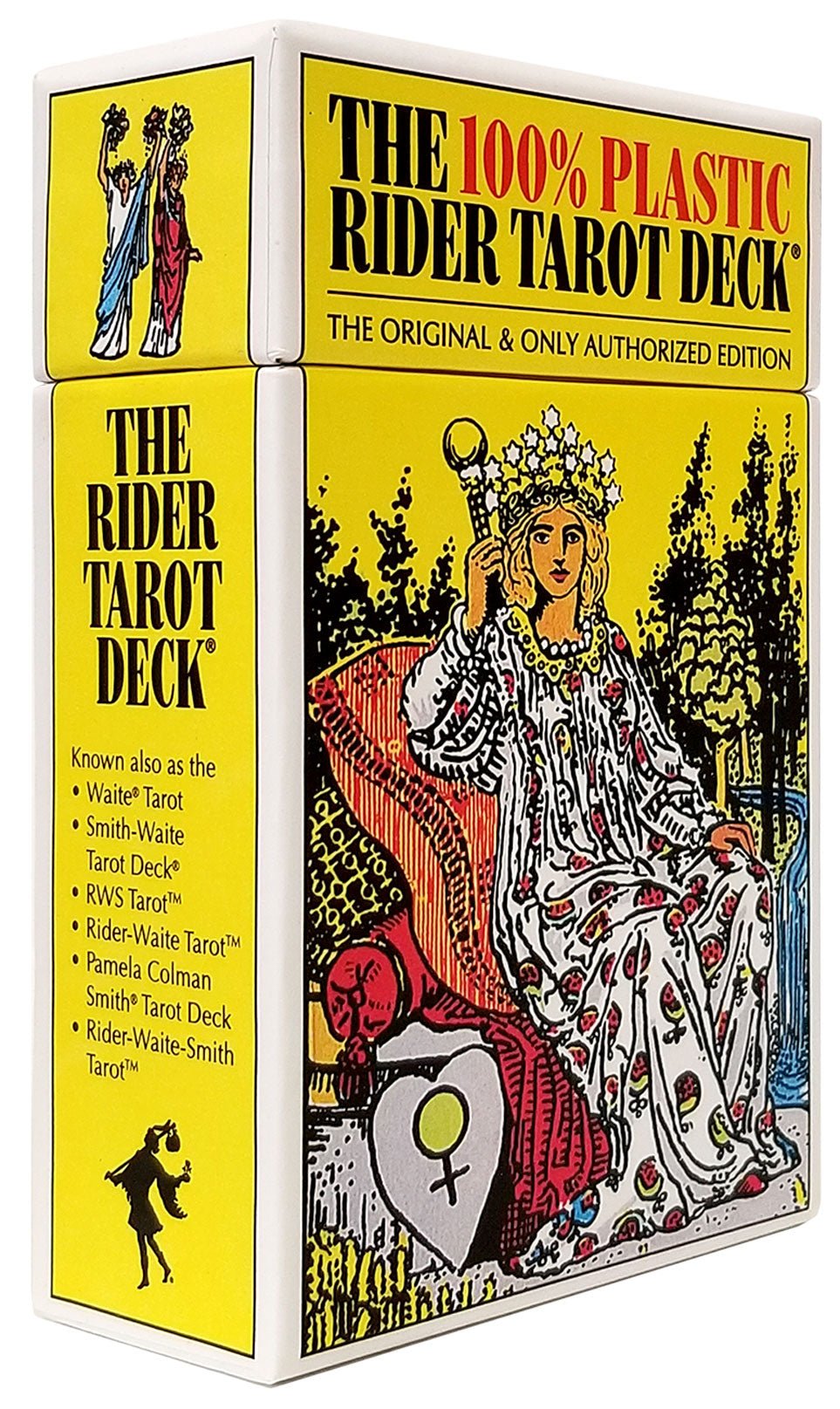 The 100% Plastic Rider Waite Tarot Deck card unveiling the deck's spiritual symbolism — Eternal Spirit