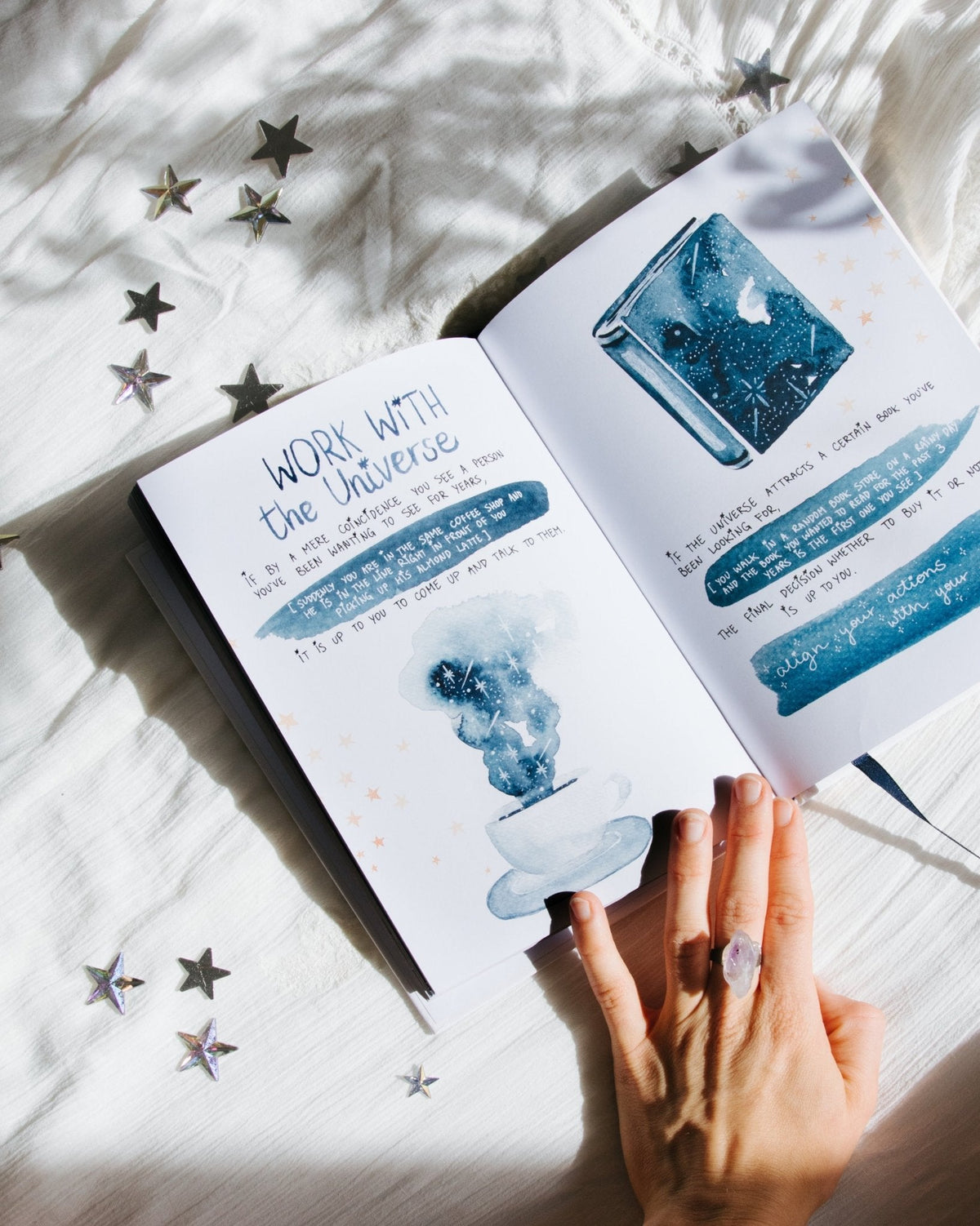 Dreamy Moons "Manifest displaying the journal's beautiful page design (manifest view 13) — Eternal Spirit