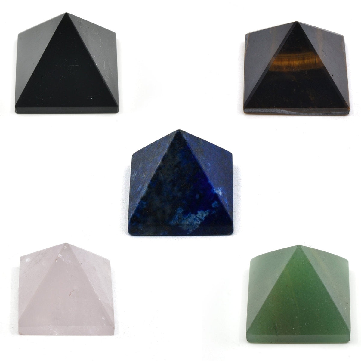 rich violet Amethyst 30mm hand-polished pyramid — Eternal Spirit