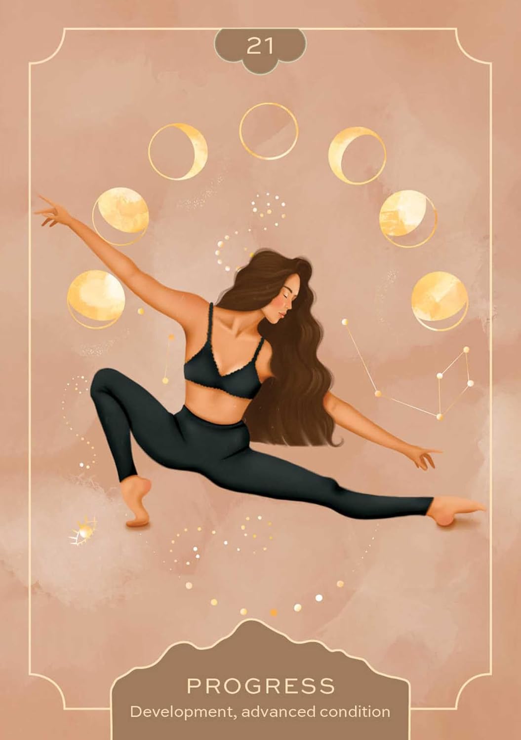 Feminine Wisdom Oracle card highlighting the deck's symbolic art — Eternal Spirit