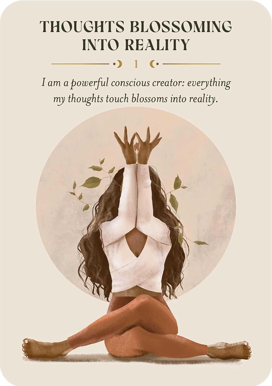 Love and Light Mantra Cards card exhibiting the deck's transformative card art — Eternal Spirit