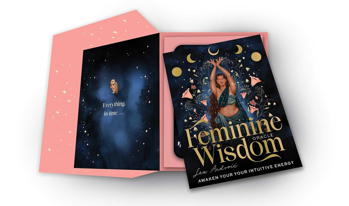 Feminine Wisdom Oracle card reflecting the deck's transcendent artwork — Eternal Spirit