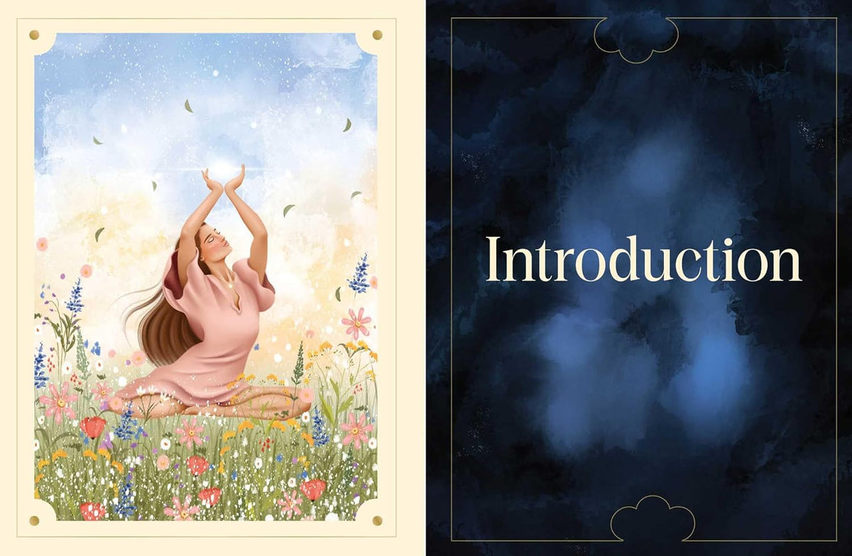Feminine Wisdom Oracle card portraying the deck's otherworldly aesthetic — Eternal Spirit