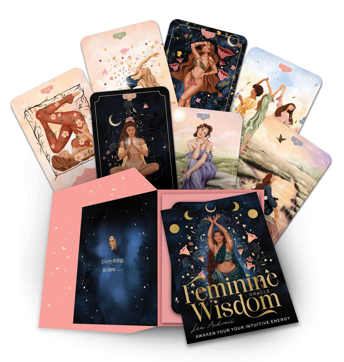Feminine Wisdom Oracle card sharing the deck's luminous illustration style — Eternal Spirit