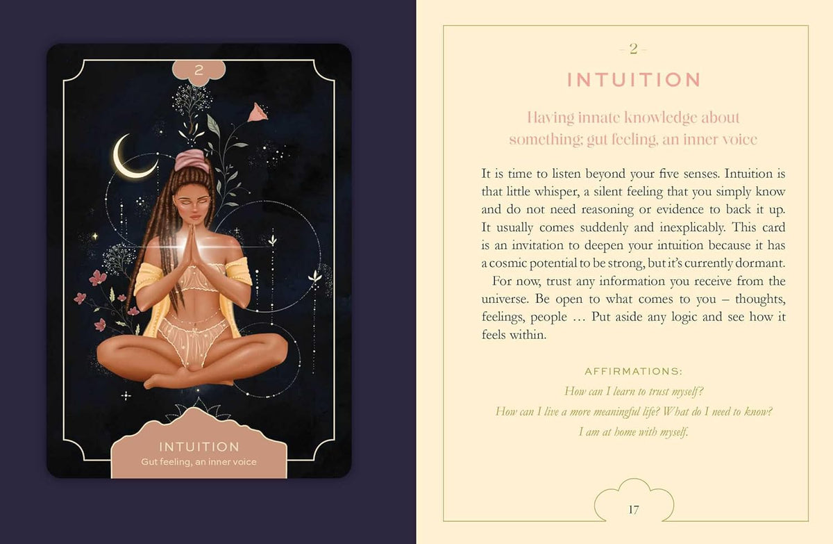 Feminine Wisdom Oracle card exhibiting the deck's transformative card art — Eternal Spirit