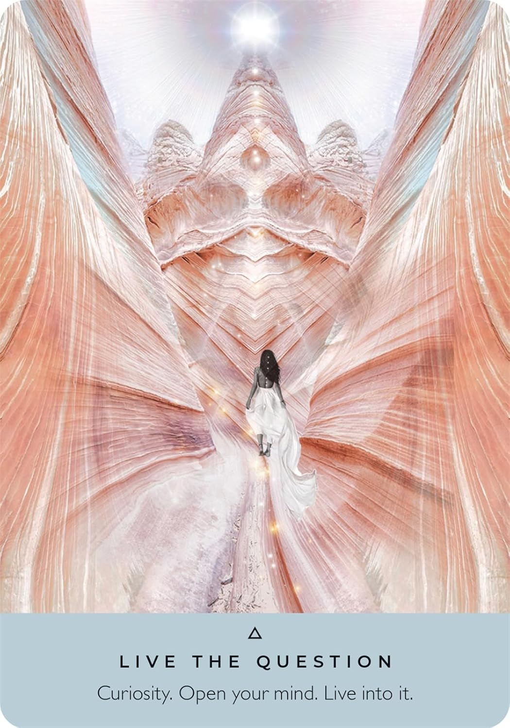 The Ancient Stones Oracle card exploring the deck's contemplative imagery — Eternal Spirit