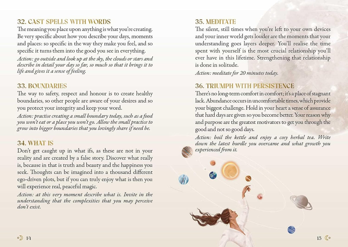Love and Light Mantra Cards card featuring the deck's enchanting card art — Eternal Spirit
