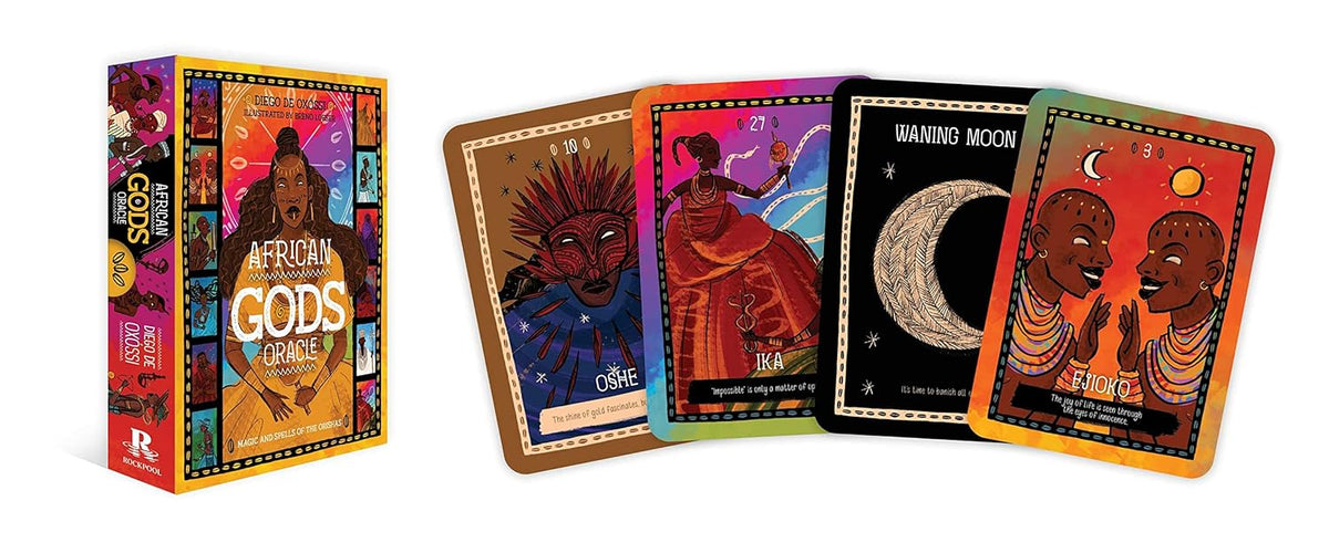 African Gods Oracle card exploring the deck's contemplative imagery — Eternal Spirit