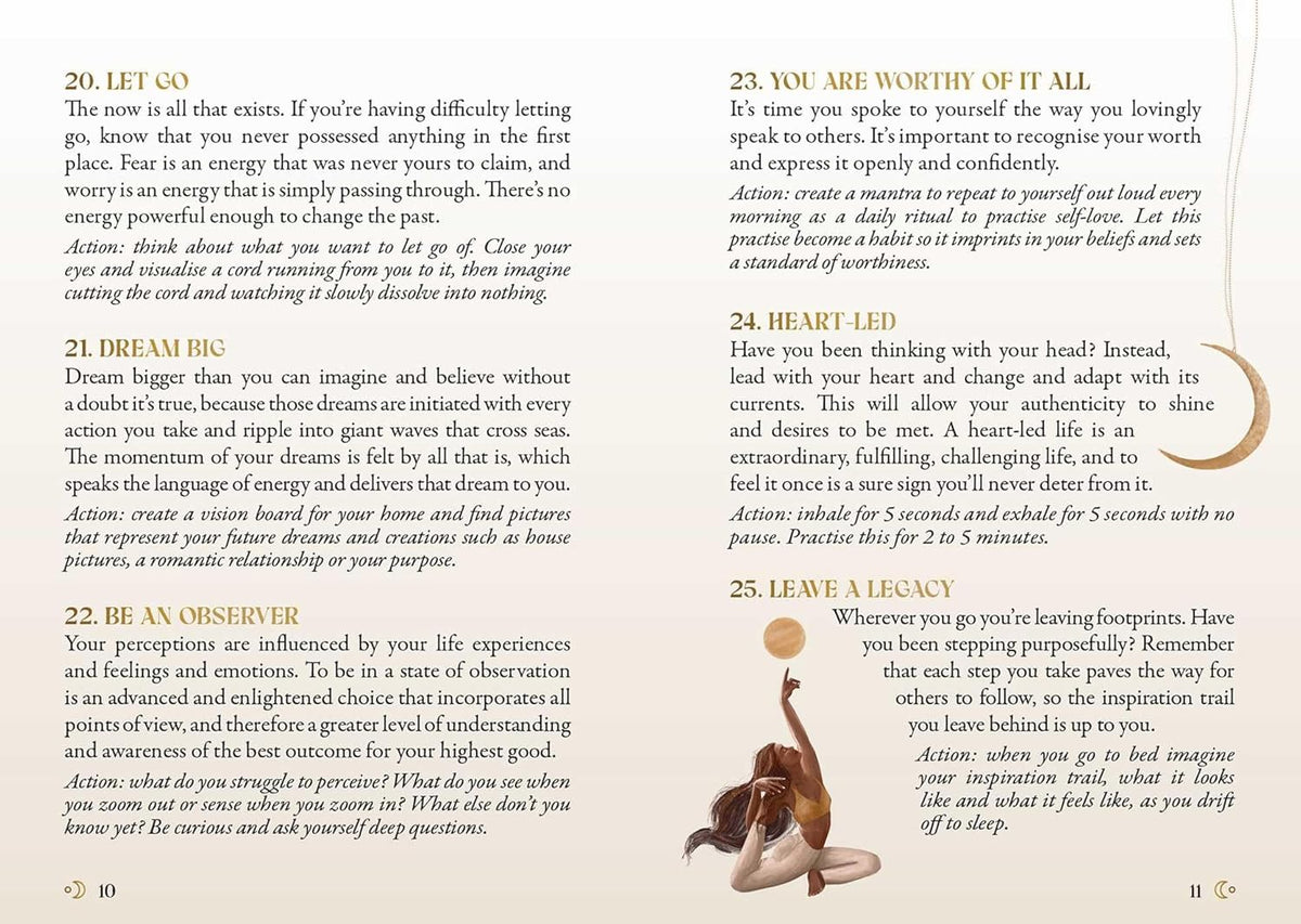 Love and Light Mantra Cards card offering a glimpse of the deck's sacred imagery — Eternal Spirit