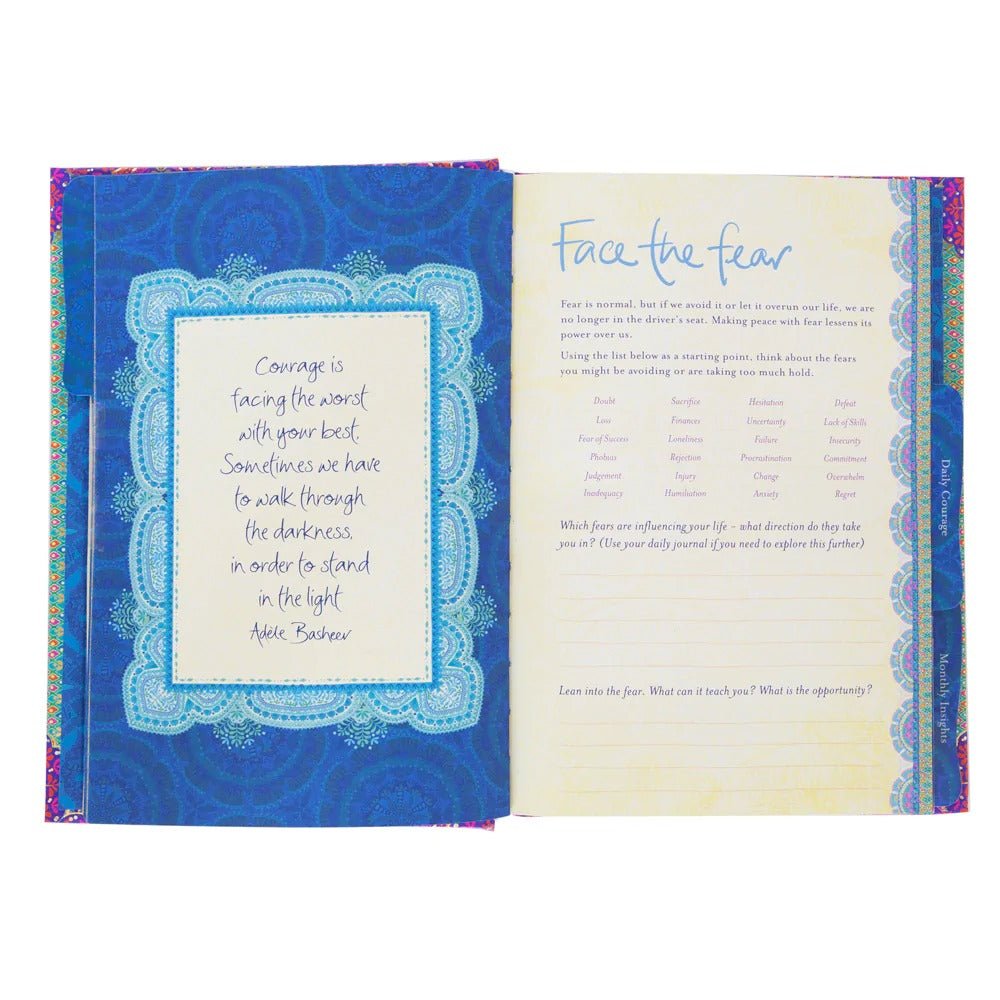 Intrinsic "Courage and Strength illustrating the journal's meditative design — Eternal Spirit