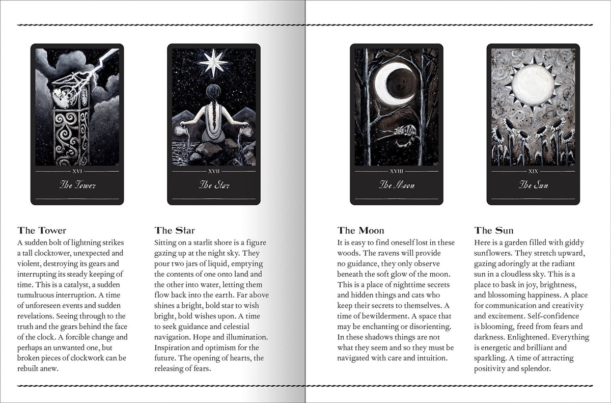 Sample card from the The Phantomwise Tarot tarot deck — Eternal Spirit