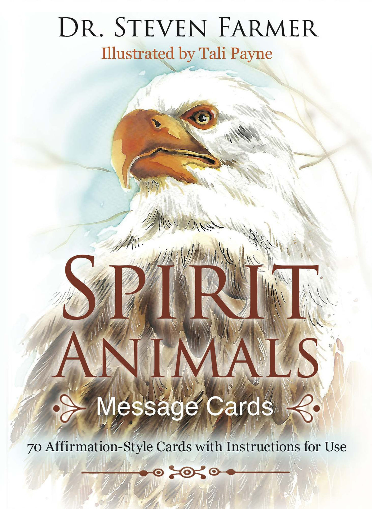 Spirit Animals Message Cards box with wolf and Dr Steven Farmer — Eternal Spirit