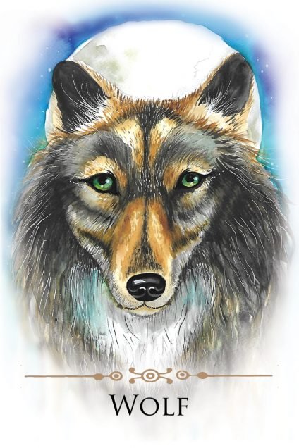 Spirit Animals Message Cards card offering a glimpse of the deck's sacred imagery — Eternal Spirit
