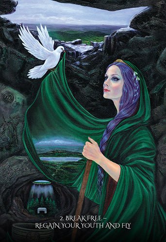 Through the Eyes of the Soul Cards card featuring the deck's enchanting card art — Eternal Spirit