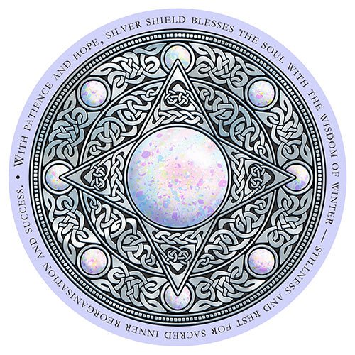Circles Of Healing Cards, Mandala-style circular card with intricate sacred geometry design — Eternal Spirit