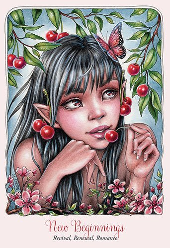 Faery Temple Oracle card capturing the deck's intuitive artistry — Eternal Spirit