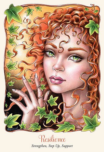 Faery Temple Oracle card showing the deck's detailed artistic vision — Eternal Spirit