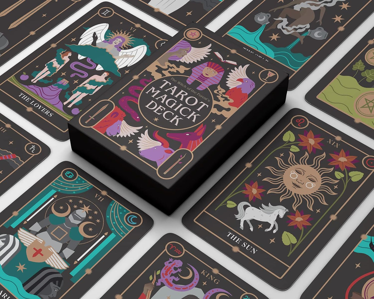 The Witch of the Forest's Tarot Magick Deck card unveiling the deck's spiritual symbolism — Eternal Spirit
