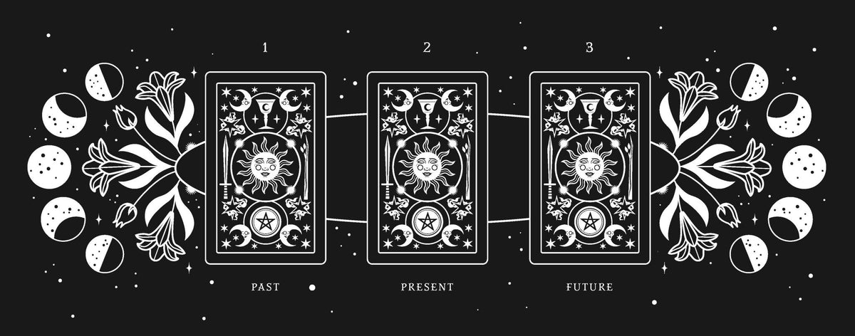 The Witch of the Forest's Tarot Magick Deck card illuminating the deck's rich colour palette — Eternal Spirit