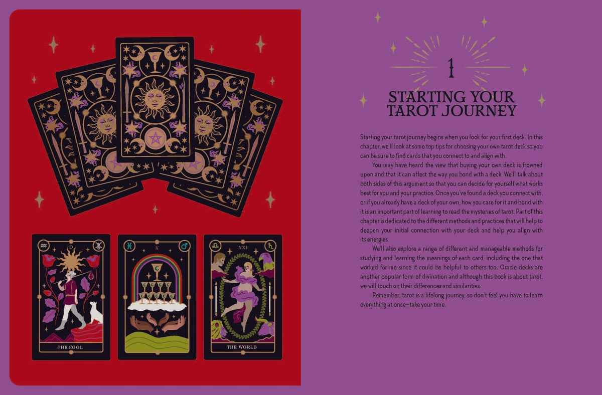 The Witch of the Forest's Tarot Magick Deck card presenting the deck's visionary illustrations — Eternal Spirit