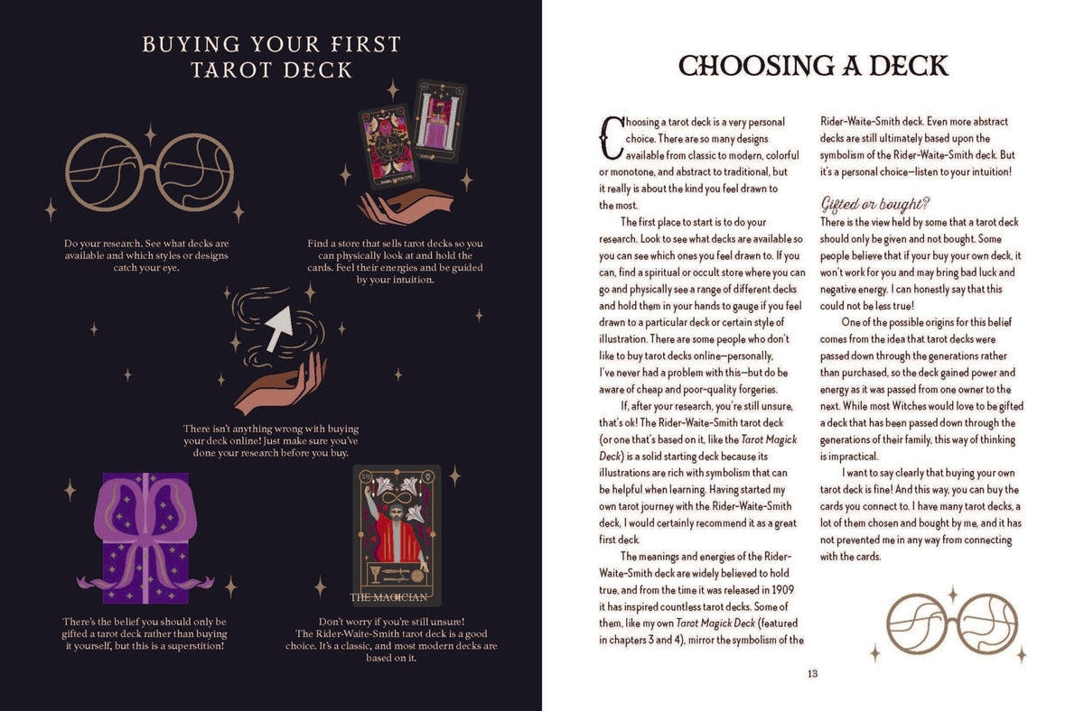 The Witch of the Forest's Tarot Magick Deck card offering a glimpse of the deck's sacred imagery — Eternal Spirit