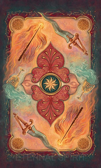 Cirque du Tarot card demonstrating the deck's inspired artistry — Eternal Spirit