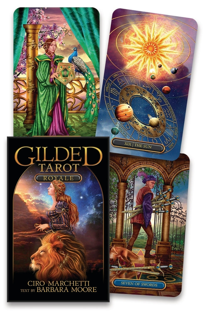 The Gilded Tarot Royale Tarot Cards by Ciro Marchetti, box cover