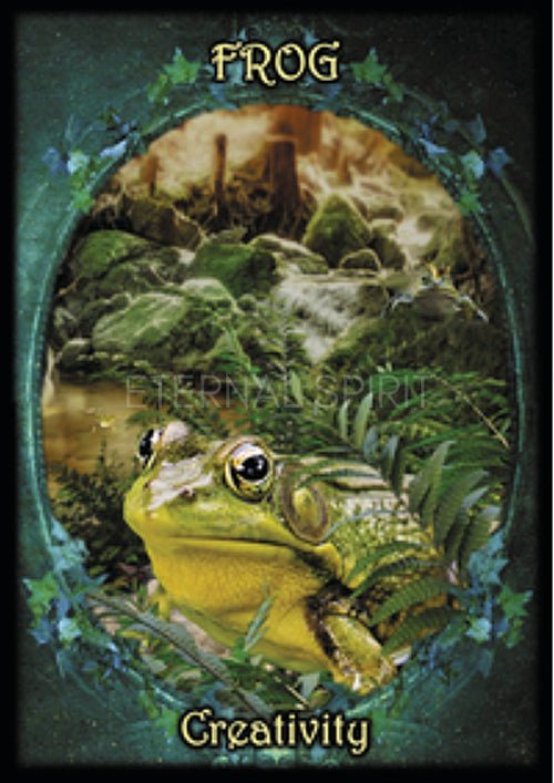 Witches' Familiars Oracle Cards card exploring the deck's contemplative imagery — Eternal Spirit