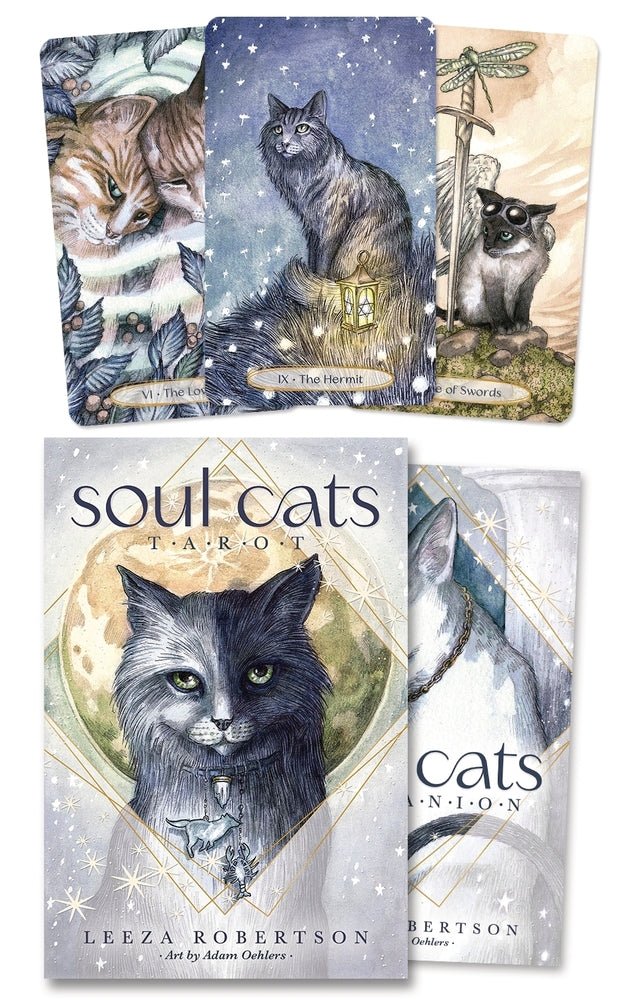 Sample card from the Soul Cats Tarot tarot deck — Eternal Spirit