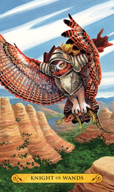 Tarot of the Owls card demonstrating the deck's inspired artistry — Eternal Spirit