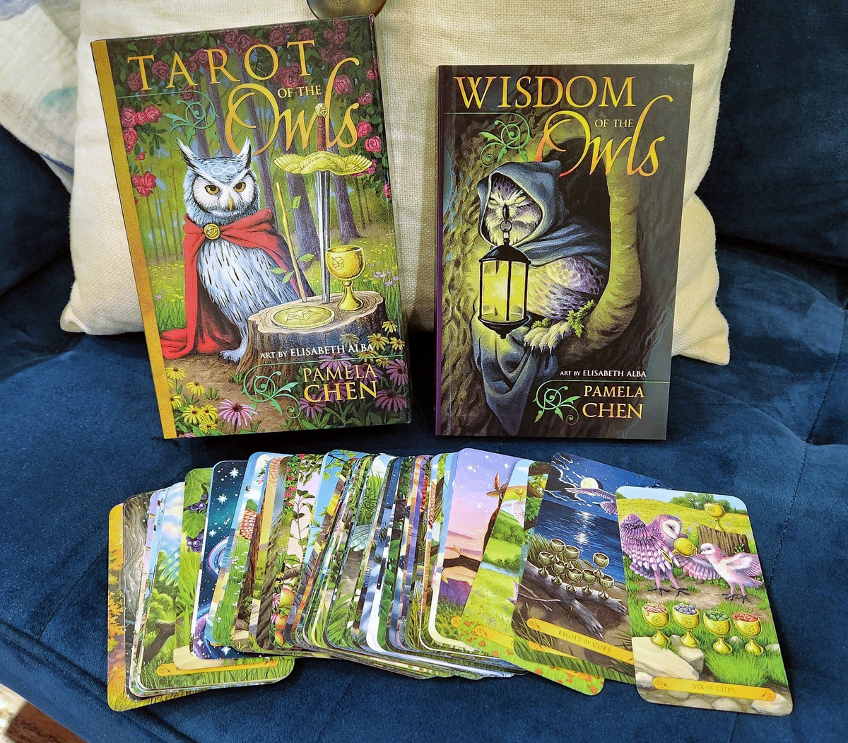 Tarot of the Owls card displaying the deck's hand-painted illustrations — Eternal Spirit