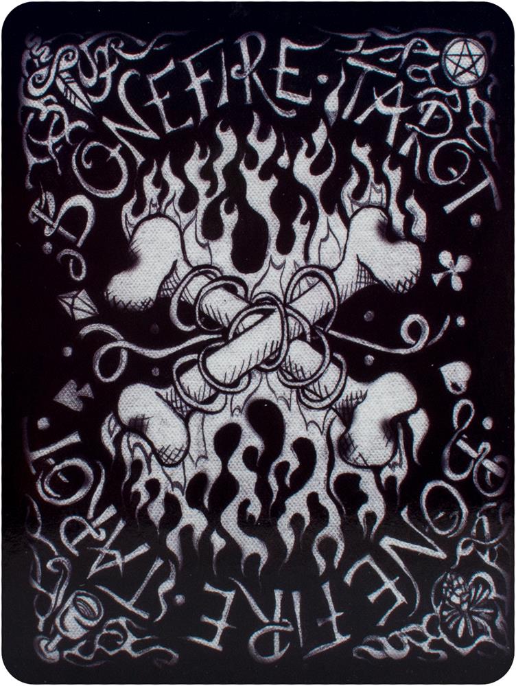 Bonefire Tarot card exhibiting the deck's transformative card art — Eternal Spirit