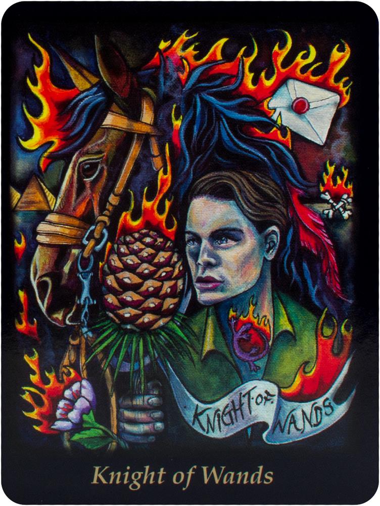 Bonefire Tarot card offering a glimpse of the deck's sacred imagery — Eternal Spirit
