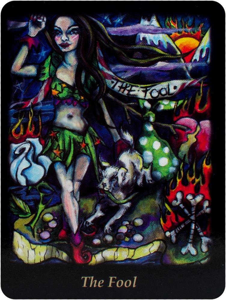 Bonefire Tarot card showing the deck's detailed artistic vision — Eternal Spirit