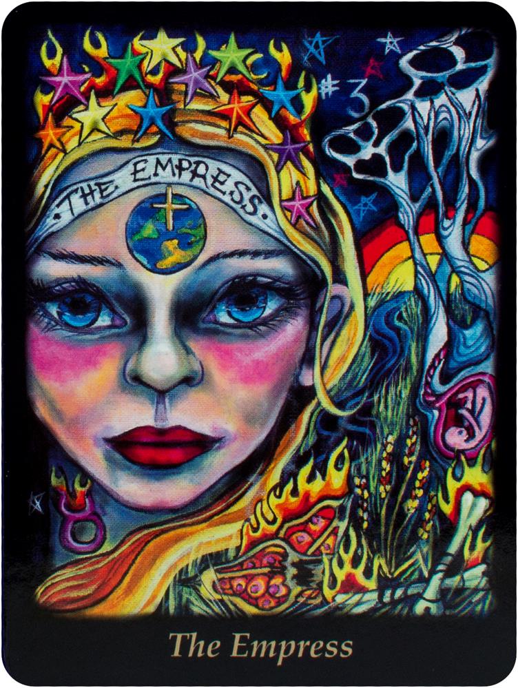 Bonefire Tarot card exploring the deck's contemplative imagery — Eternal Spirit