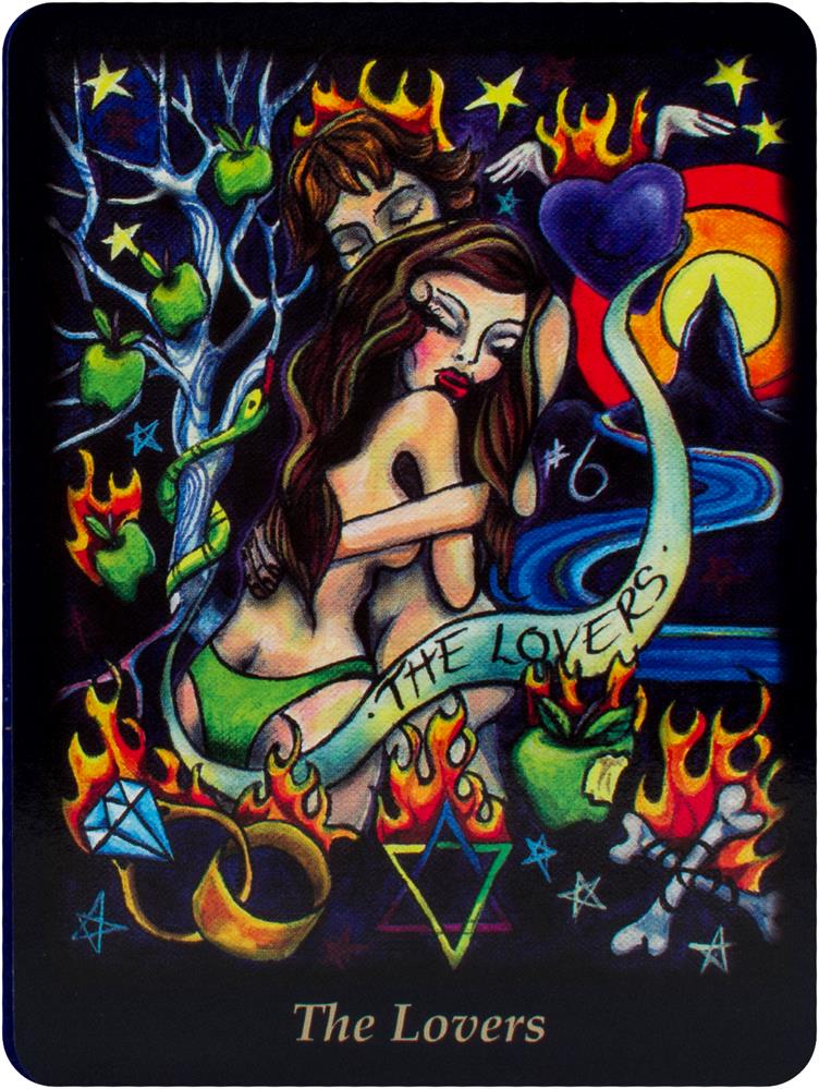Bonefire Tarot card sharing the deck's luminous illustration style — Eternal Spirit