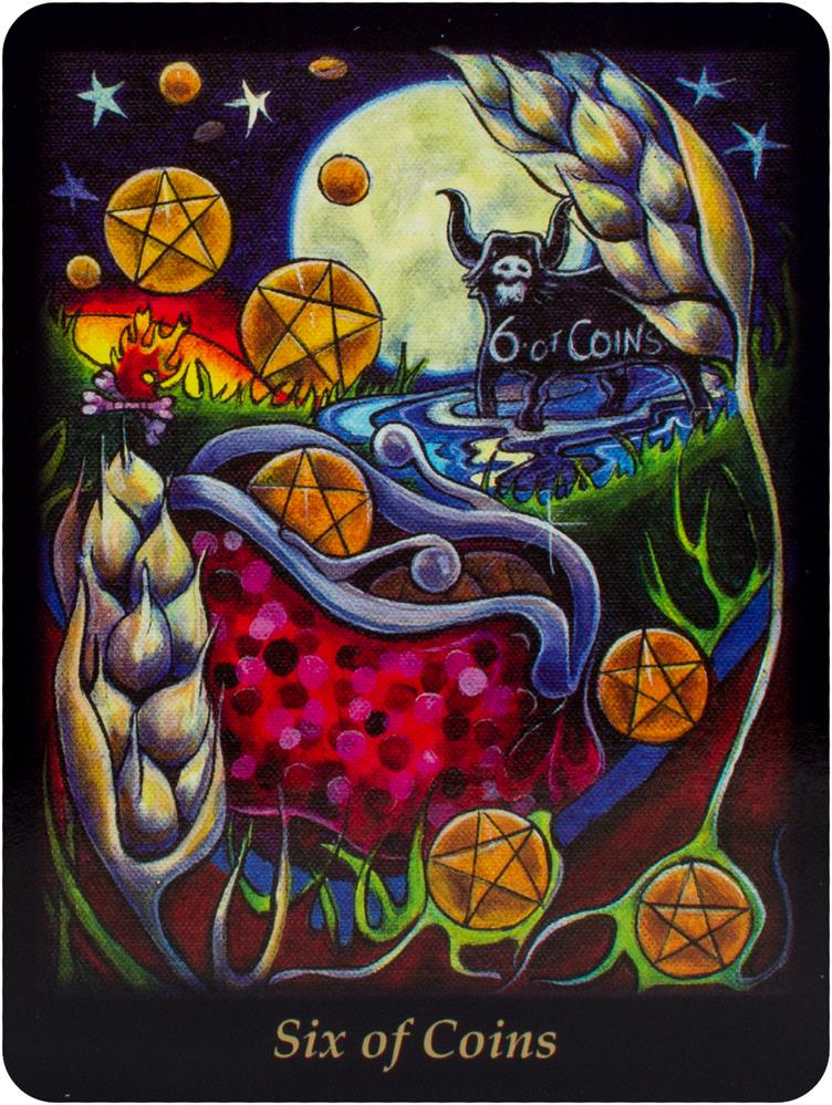 Bonefire Tarot card revealing the deck's deeply layered symbolism — Eternal Spirit