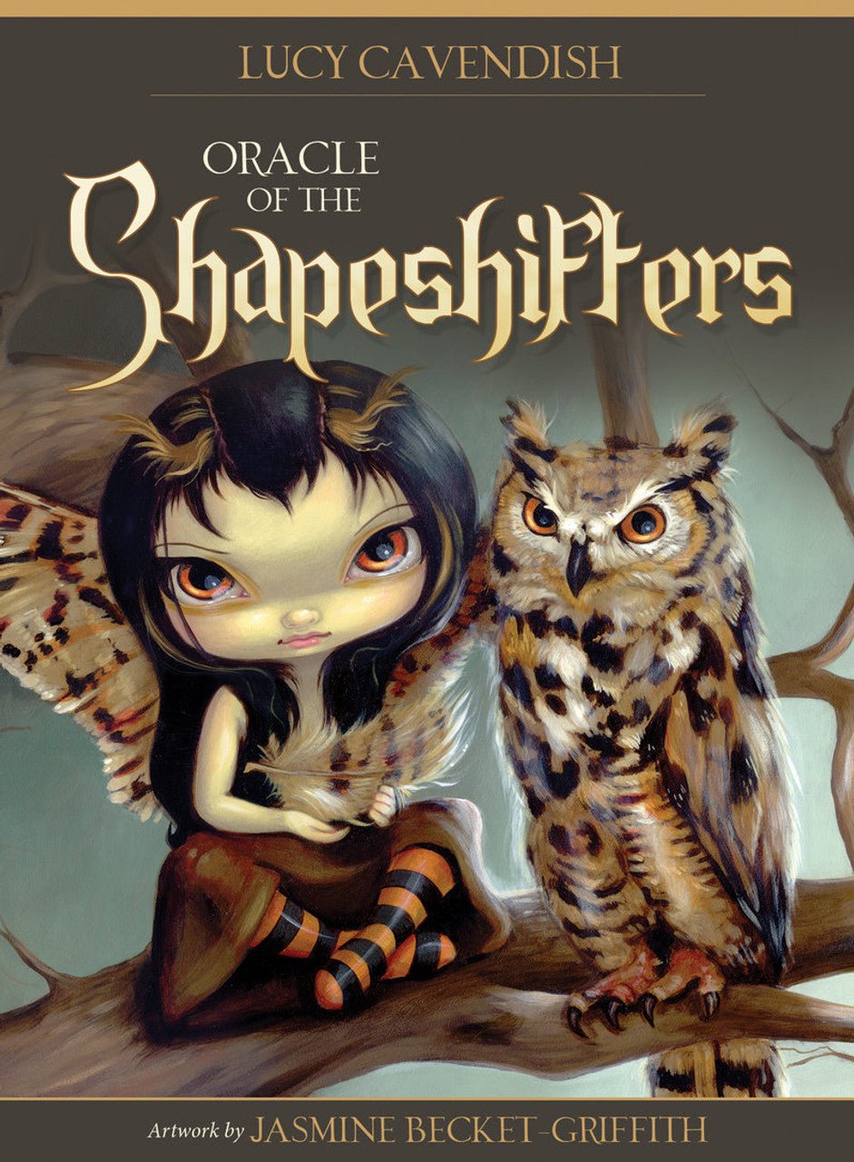 Oracle of the Shapeshifters box with fairy child and cat by Lucy Cavendish — Eternal Spirit