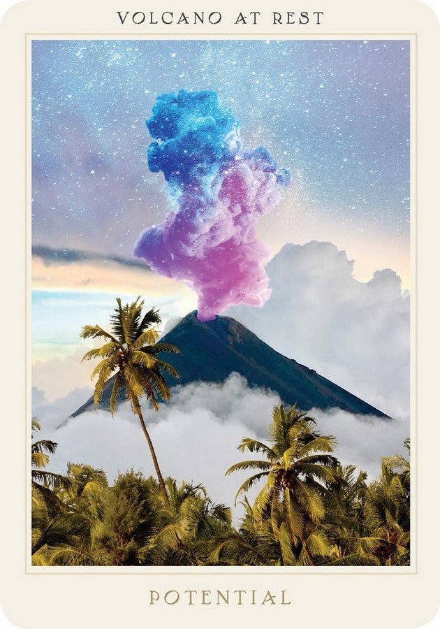 Sacred Destiny Oracle card presenting the deck's visionary illustrations — Eternal Spirit