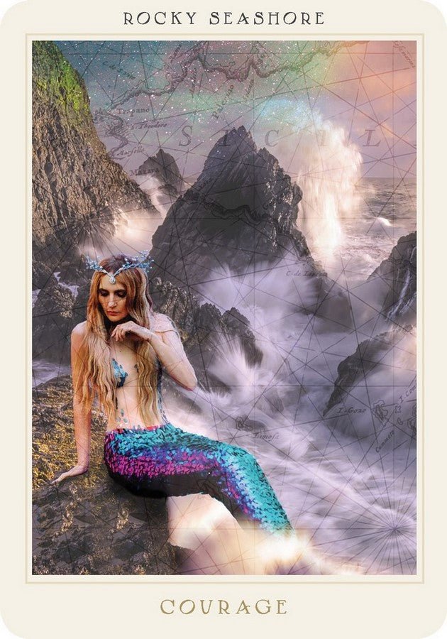 Sacred Destiny Oracle card offering a glimpse of the deck's sacred imagery — Eternal Spirit