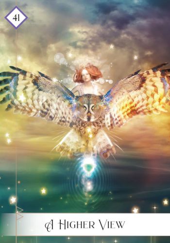Oracle of the 7 Energies card displaying the deck's hand-painted illustrations — Eternal Spirit
