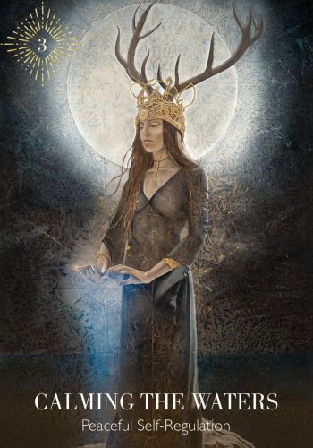 The Priestess of Light Oracle card revealing the deck's deeply layered symbolism — Eternal Spirit