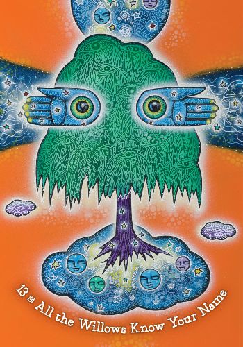 The Dream Weaver's Oracle card presenting the deck's visionary illustrations — Eternal Spirit