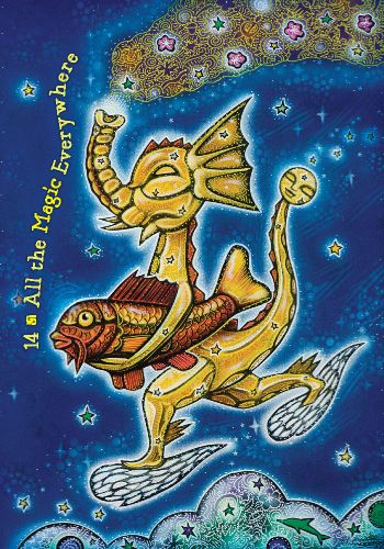 The Dream Weaver's Oracle card offering a glimpse of the deck's sacred imagery — Eternal Spirit