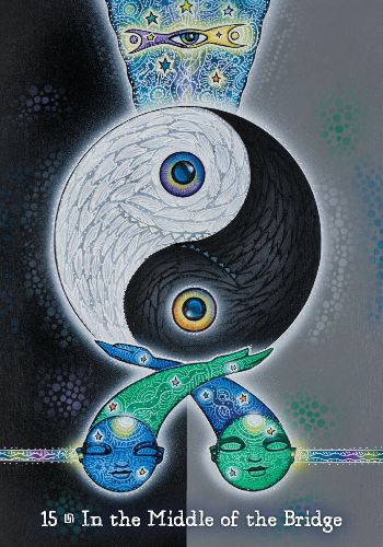 The Dream Weaver's Oracle card showing the deck's detailed artistic vision — Eternal Spirit