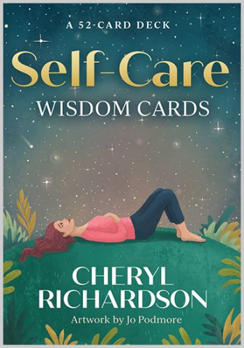 Self-Care Wisdom Cards box with floral design by Cheryl Richardson — Eternal Spirit