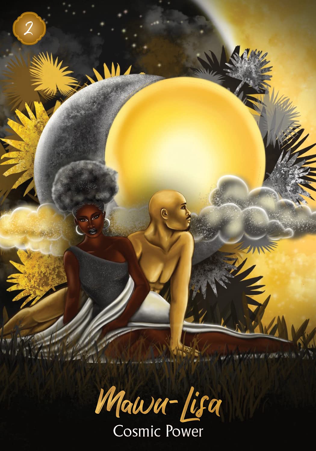African Goddess Rising card offering a glimpse of the deck's sacred imagery — Eternal Spirit