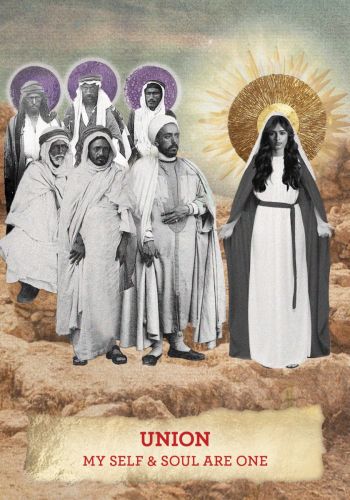 The Mary Magdalene Oracle card presenting the deck's visionary illustrations — Eternal Spirit