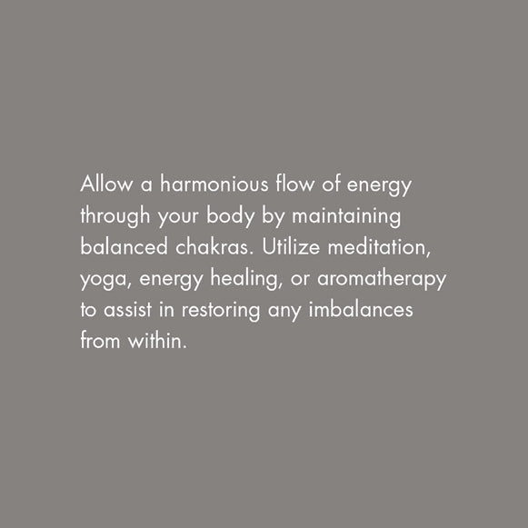 Sample Absolute Affirmations card with text about harmonious energy flow — Eternal Spirit